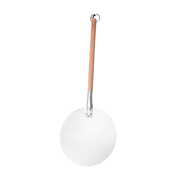 Pizza Spade Aluminum Metal Pizza Paddle with Wooden Handle, Homemade