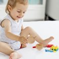 thumbnail image 4 of OULII 1 Ensemble Mini Thé en Bois Kaki Jouet pour Enfants de 1 à 6 Ans Simulation Réaliste et Réaliste, 4 of 5
