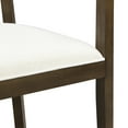 thumbnail image 6 of Christopher Knight Home Scandinavian Upholstered Dining Chairs, Open-Back, Solid Wood Frame, Beige, Set of 2, 6 of 9