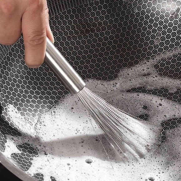 Cepillo de Matorral de Acero inoxidable, Cocador de Cocina Cocina de Acero inoxidable Pincel para Restaurante