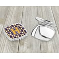 thumbnail image 3 of Letter H Football Purple and Gold Compact Mirror CJ1064-HSCM, 3 of 4