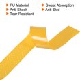 thumbnail image 4 of Unique Bargains 43.3' Non-Slip PU Tennis Racket Overgrip Tape Wraps with Hole Yellow 12 Pack, 4 of 7