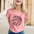 thumbnail image 2 of T Shirts For Women Womens Tops Daily Casual Printed Short Sleeve O Neck T Shirt Tops, 2 of 6