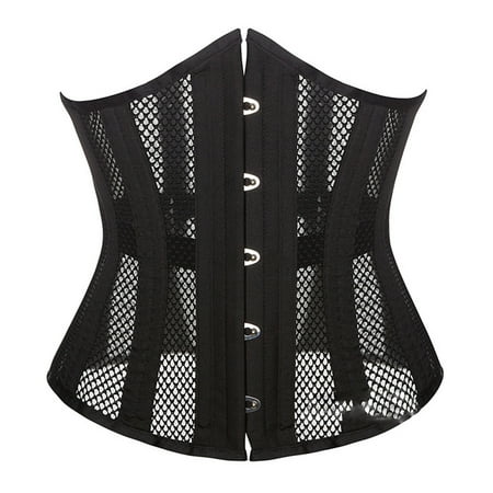 Clearance & Promo Corsets for Women Overbust Corset Bustier Gothic Bandage Shapewear Lingerie Top Sexy Underwear for Special Occasions Holiday Presents|Nylon Spandex Black Sopatenor