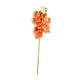 thumbnail image 1 of Flores de orquídea artificiales, tallos de plantas decorativas, ramas de flores para bodas, Naranja, 1 of 7