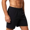 thumbnail image 2 of LEKWK Basketball Shorts Men Elastic Waist Atheltic Sports Shorts Brethable Quick Dry Activewear Lightweight Fitness Short with Pockets Outdoors Workout Gym Bottoms, 2 of 5