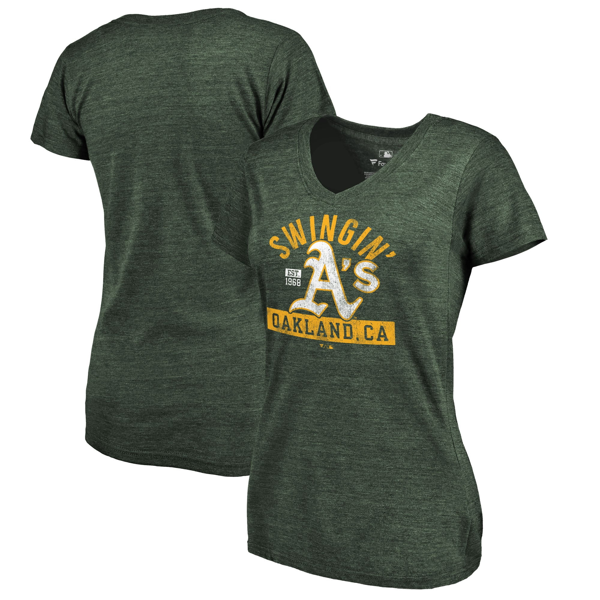 Women's Fanatics Branded Green Oakland 