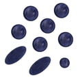 thumbnail image 2 of Juego de 9 Botones de Llave de Saxofón de Plástico con Incrustaciones de Accesorios para Instrumentos de Viento de Madera - Azul, Sunnimix, Botón de tecla de saxofón, 2 of 8