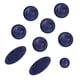 thumbnail image 2 of Juego de 9 Botones de Llave de Saxofón de Plástico con Incrustaciones de Accesorios para Instrumentos de Viento de Madera - Azul, Sunnimix, Botón de tecla de saxofón, 2 of 8