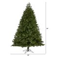 thumbnail image 2 of Nearly Natural 7' Oregon Spruce Christmas Tree with 850 LED Lights and 1796 Branches - Green, 2 of 10