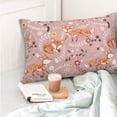 thumbnail image 6 of Disketp Pillow Covers Beautiful Fox Pattern Throw Pillow Case Cushion Covers,Cushion For Bedroom,Couch,Home-14"X20", 6 of 8