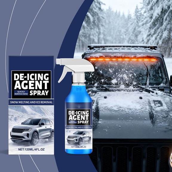 SNGMN 5fl oz Snowmelt Spray Powerful Ice Dissolving Antifreeze Protection Safe for Glass Easy to Use