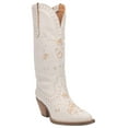 thumbnail image 2 of Dingo Women's Women'S Full Bloom Western Boot Round Toe White 9 M  US, 2 of 5