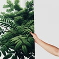thumbnail image 3 of JEUXUS Botanical Watercolor Green Leaf Tropical Boho Decor for Bathroom Shower Curtain Multiple Sizes White, 3 of 6