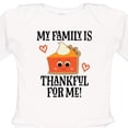 thumbnail image 4 of Inktastic Thanksgiving Thankful Family Boys or Girls Long Sleeve Baby Bodysuit, 4 of 5