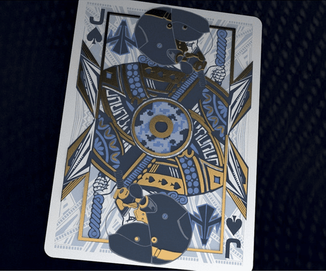 GHOST OF KYIV: Guardians/Ukraine (Classic Blue) Playing Cards by 3rd Dominion