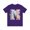 Team Purple, variant on Letter N Graphic Tee Unisex Vintage Inspired Art Design Short Sleeve