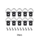 thumbnail image 2 of Scienceny Kayak D Anillos con tornillos Kayak Tie Down Loop Tabla de remo impermeable Barco Canoa SUP Bungee Deck Rigging Loop Kayak Accesorios Bombillas para automóviles, 2 of 6