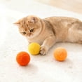 thumbnail image 3 of Soft Wool Ball Cat Toys, Handmade Felt Chase Balls for Indoor Play, Silent and Durable Pet Toys, Colorful Cat Teaser Balls, 3 of 7