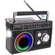 thumbnail image 1 of Radio Retro Solar para Exteriores, Multifunción, de Emergencia, con Bluetooth, FM, AM, Reproductor de Radio para Prevención de Desastres e Iluminación., 1 of 5