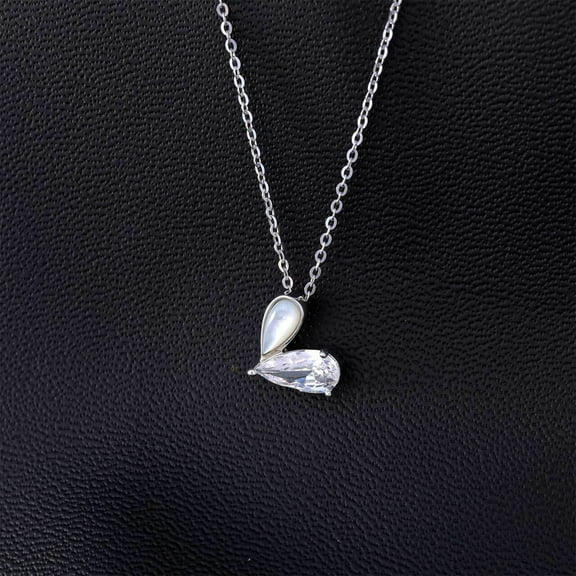 MELANO 925 Sterling Silver Italian Heart Pendant Chain Necklace