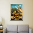 thumbnail image 4 of 36" x 48" Master Mystifier Houdini Vintage Magic Poster Wall Art, 4 of 4