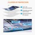 thumbnail image 3 of Transfer Board Slide Belts Protective Underpads Adult Incontinence Bed Pads Draw Sheet Medical Lift Sling Transferring Lifting Blets Patient Positioning Pad - 4 Handle Assist Caregiver (Plaid Cloth), 3 of 6