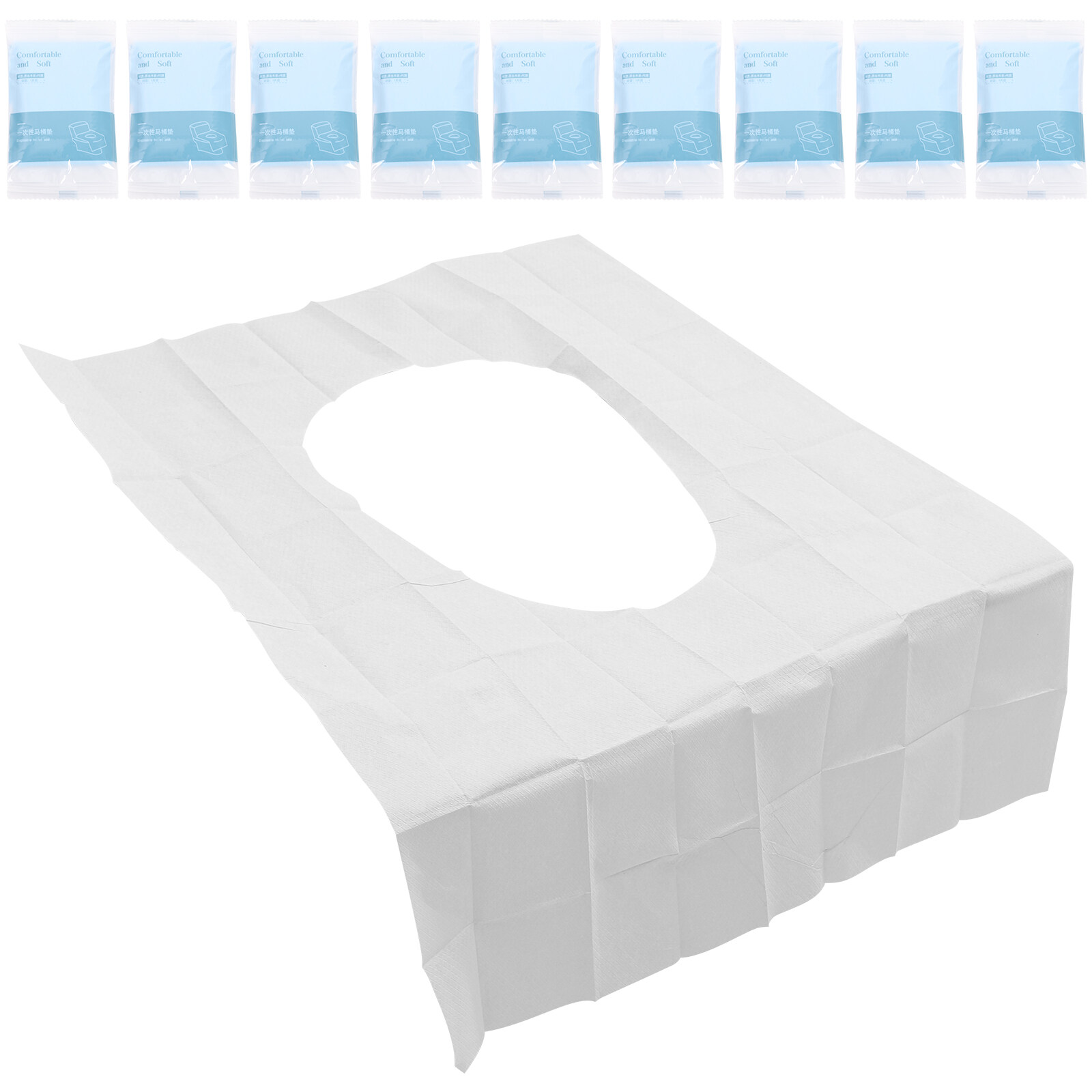 Toilet seats cover 10Pcs Disposable Toilet Seats Covers Cushion for