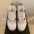 thumbnail image 2 of Size 11.5M - A i r-Jor-dan 4 Retro White Cement (2025) FV5029-100, 2 of 6
