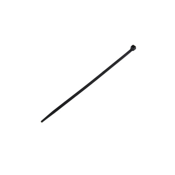8 inch Black Plastic Security Ties Pack of 100