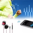 thumbnail image 2 of Inteprter Gancho deportivo para la oreja Estéreo acolchado Auriculares sobre la oreja Auriculares con cable trenzado Control de micrófono Cables de audio/vídeo Numero 3, 2 of 6