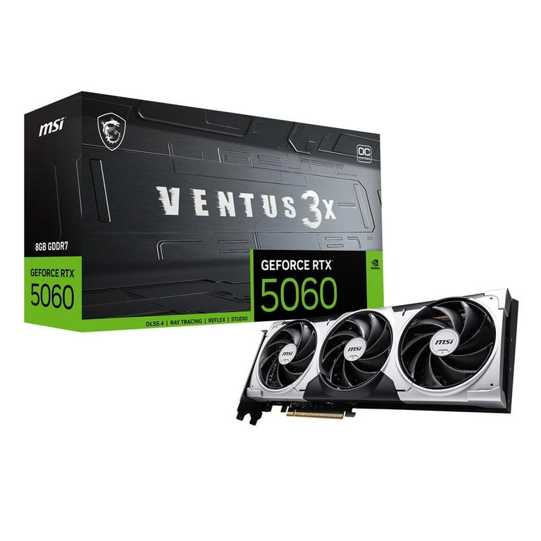 MSI GeForce RTX 5060 8G VENTUS 3X OC - Graphics card - GeForce RTX