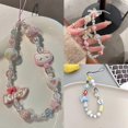 thumbnail image 3 of Korean Y2k mobile phone lanyard cute heart-shaped star butterfly style mobile phone pendant bear sweet cool girl mobile phone chain, 3 of 5