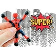 thumbnail image 3 of JA-RU Spiderman & Venom Window Crawler Wall Climbers Rolling Sticky Toys 2 Pack. WM-A-6803-2, 3 of 7