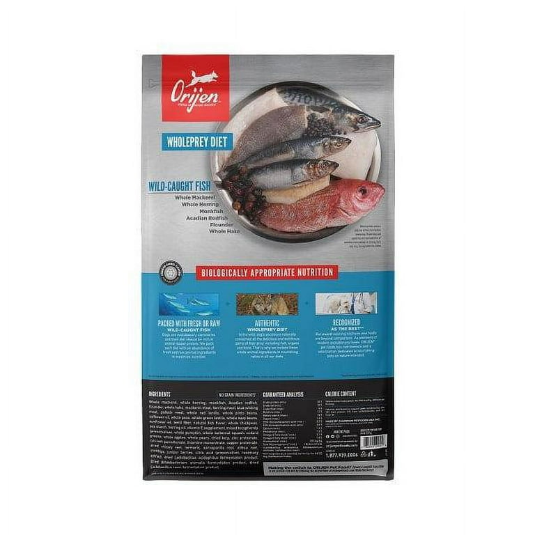 Orijen six fish dog food 25 lb hotsell