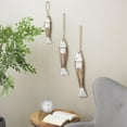 thumbnail image 2 of DecMode Brown Wood Handmade Fish Wall Decor (3 Count), 2 of 9