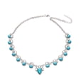 thumbnail image 3 of Collar boho con turquesa personalizado para mujer, colgante conmemorativo, joya de regalo, 3 of 8