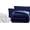 Navy/Aqua, variant on Elegant Comfort 7-Piece Bed-in-a-Bag Comforter & Sheet Set- Luxury 1500 Thread Count 7-Piece Twin Size Bed-in-a-Bag, Super Cozy Bed Sheets and Comforter Set, Wrinkle and Stain Resistant, Sage/Cream