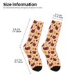 thumbnail image 2 of Rocae Thanksgiving Turkey and Pumpkin for Girls Boys Crew Socks,Children's Socks, Kids Socks, Toddler Socks: Daily Wear with Kids School Uniform, 2 of 5