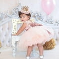 thumbnail image 5 of Douhoow 0-9Y Girl Sequins TuTu Dress Wedding Birthday Party Princess Dress Backless Sundress, 5 of 9