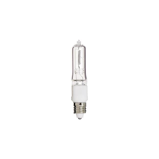 50W 120V Dimmable T4 Shaped Mini Candelabra E11 Base Halogen Bulbs
