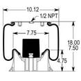 thumbnail image 3 of TORQUE Air Spring Bag for Peterbilt Trucks (Replaces Firestone 8813, W01-358-8813, Peterbilt C816000, C81-6000, Goodyear 1R12-069) (TR8813), 3 of 8