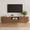 Walnut, variant on 86.6'' Fluted TV Stand for TVs up to 85", Modern Entertainment Center with Storage Cabinet & Sliding Doors for Living Room, Walnut