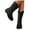 Black, variant on Suede Winter Boots for Women Vintage Pull on Western Wide Calf Booties Round Toe Low Heel Mid Calf Boots