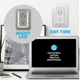 thumbnail image 4 of Bell+Howell Surge Protector 5 Outlet Extender with 2 USB Charging Ports Wall Power Wall Charger Plug, 4 of 6