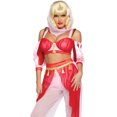 thumbnail image 1 of Leg Avenue 3 PC Dreamy Genie, includes br Red/Pink Color, 1 of 2