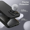 thumbnail image 6 of JETech Magnetic Silicone Case for iPhone 15 Pro 6.1-Inch, Compatible with MagSafe, Phone Cover with Camera Lens Full Protection (Black), 6 of 6