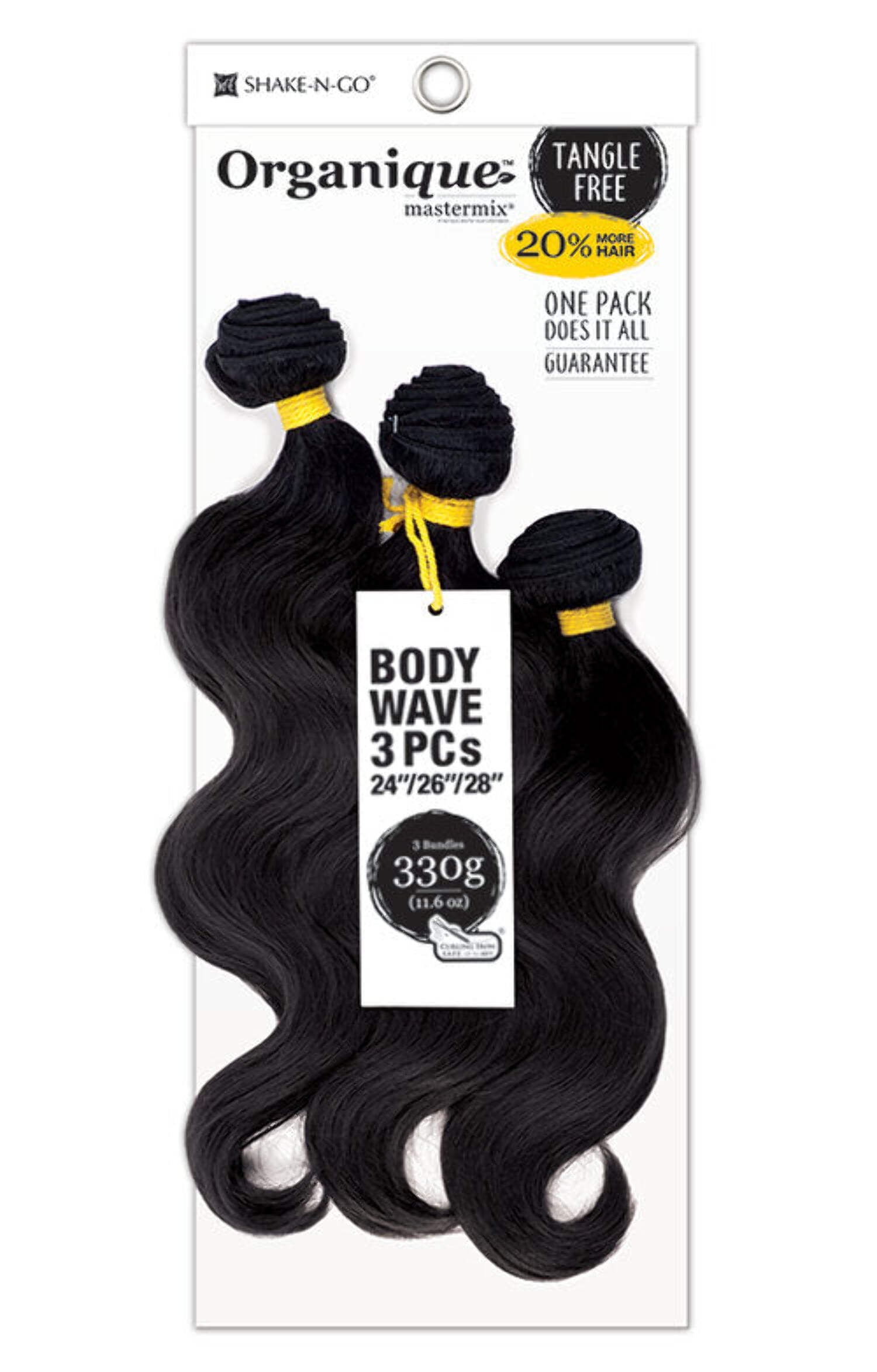 Shake-N-Go Organique Mastermix Weave - BODY WAVE 3PCS 14-28 Inch