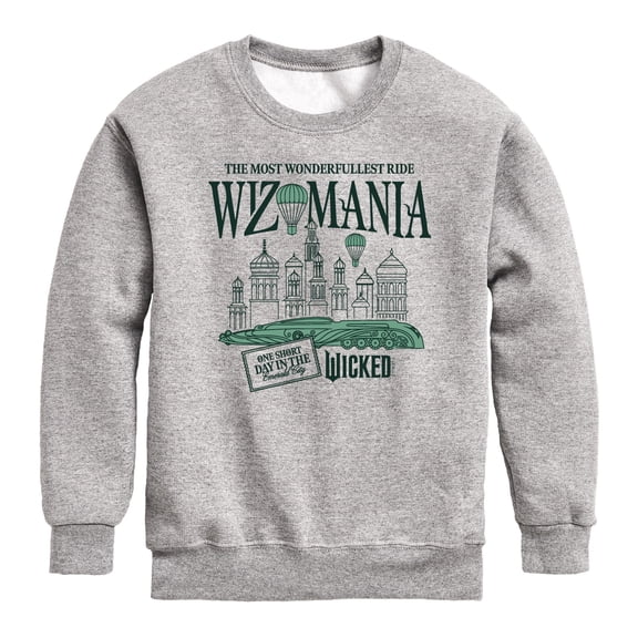 Wicked - Wizomania - Youth Boys Crew Fleece Sweatshirt