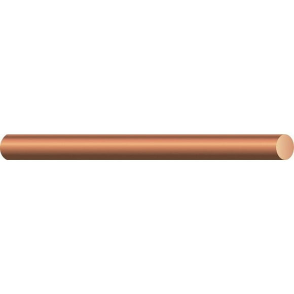 4 AWG Cuivre Solide Wire (100 Pieds Coupé)